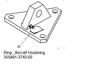 Ring , Aircraft Hoistining - 355A91-3740-00