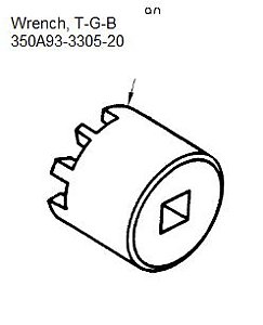 Wrench ,T-G-B - 350A93-3305-20