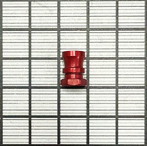PORCA HI-LOCK ALUMINIO VERMELHO 5/32