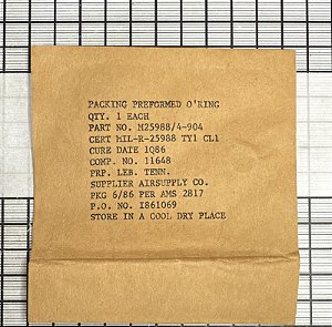 ANEL VEDAÇÃO - M25988/4-904