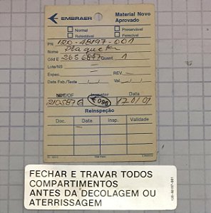 PLAQUETA - 120-48197-001