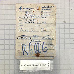 PLAQUETA - 120-48179-001