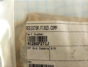 RESISTOR, FIXED, LAMP - RC20GF271J