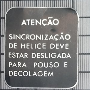 CHAPA INSCRIÇÃO - 4A-831-10-10-65