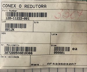 CONEX O REDUTORA - 120-11222-001