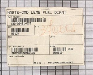 HASTE COMANDO LEME - 120-09421-015