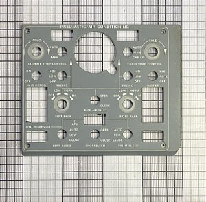 PLACARD ASSY ACRYLIC - 120-43678-003