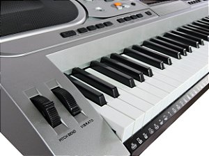 Kit Teclado Musical Profissional KeyPower Kp300 usb suporte - Loja