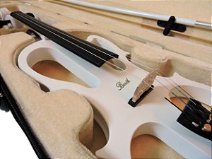 Violino Elétrico Barth Violin 4/4  - Solid Wood Wt + Estojo + Arco + Breu + Fone