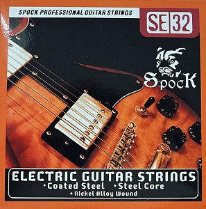 Cordas para Guitarra - 010 - marca Spock - SE32 Eletric Guitar Strings Importada