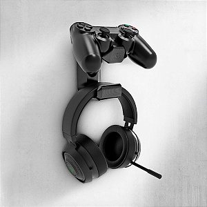 Suporte Parede 1 Controle e  Headphone Playstation4  VN