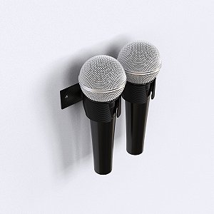 Suporte De Parede Multiuso/Microfone Duplo MC2