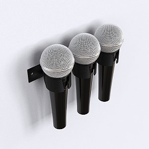 Suporte De Parede Multiuso/Microfone Triplo MC3