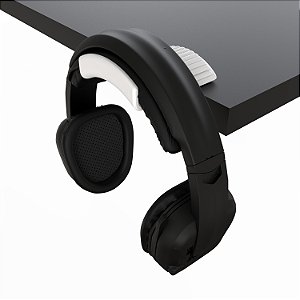 Suporte de Fone Lateral de CPU/Tampo de Mesa Dupla-Face