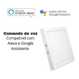 Painel De Led Sobrepor 18w Quadrado Dimerizável Smart Gaya Cor Branco-frio a branco-quente dimerizavel 110V/220V