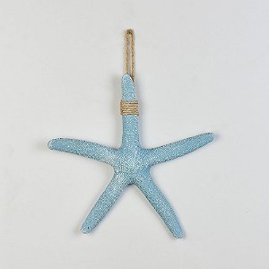 Enfeite Estrela Azul Claro 24 cm XF-49