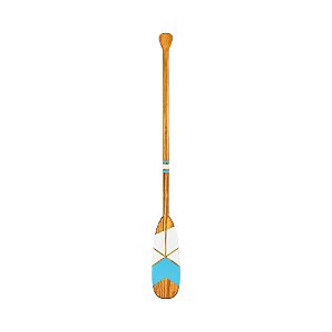 Remo Decorativo Azul Claro e Branco 100cm XD-92 C