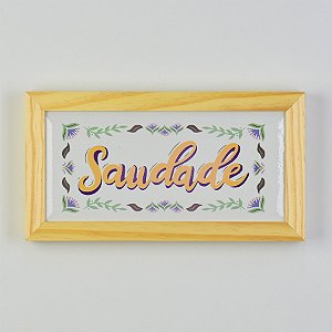 Quadro Azulejo Saudade XI-36