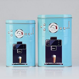 Jogo C/2 Latas Kitchen Azul YX-11 C