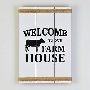 Quadro Farm House Branco XI-69