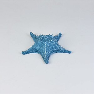 Enfeite Estrela de Mesa Azul 17 cm XI-83 C