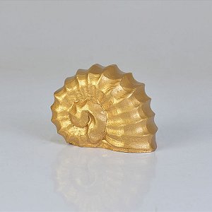 Enfeite Concha Caracol Dourada Pequena XL-05 B