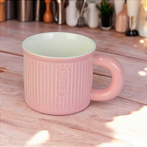 Caneca Color Rosa em Cerâmica 350 ml TD-53 A