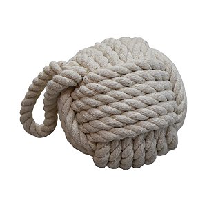 Enfeite Bola Branca em Corda TF-36