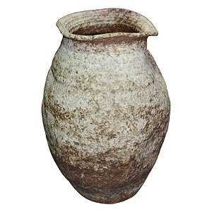 Vaso Branco Botija Envelhecida TD-05