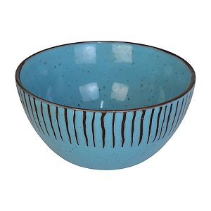 Tigelas De Ceramica Linhas Azul TK-36