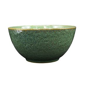 Tigela Em Ceramica Efeito Pedra Verde TK-39