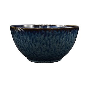 Tigela Em Ceramica Efeito Pedra Azul TK-40