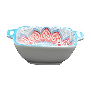 Tigela Em Ceramica Detalhes Externos Sortidas TK-41