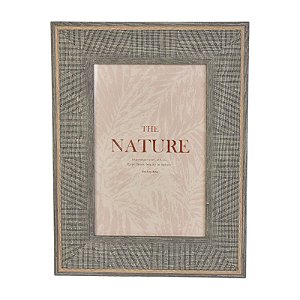 Porta Retrato Plastico Cinza P TK-72B