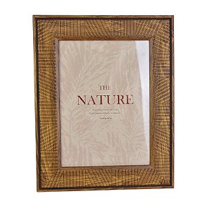 Porta Retrato Plastico Marrom M TK-73A