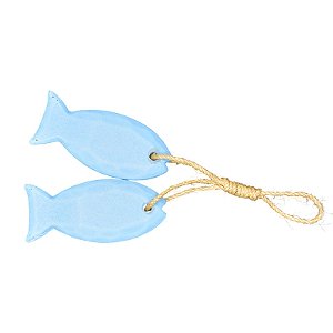 Enfeite Dupla De Sardinhas Brancas TL-04