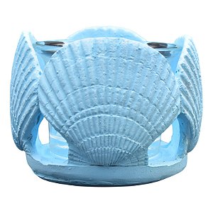 Porta Vela Concha Perola Azul TL-06