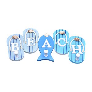 Beach Par De Chinelos E Peixe TL-10