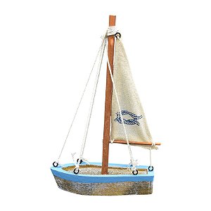 Barco Velas De Tecido Estampa E Nó TL-19D