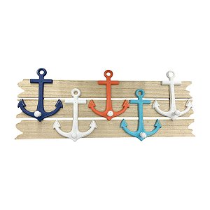 Placa Com 5 Ancoras Coloridas TL-71