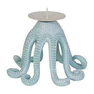 Porta Vela Tentaculos De Polvo Azul TL-73B