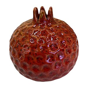 Enfeite Bola Com Relevo Laranja TM-02B