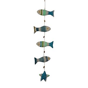 Enfeite Quatro Peixes E Estrela TM-31
