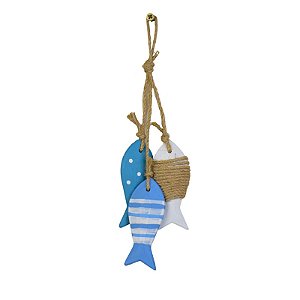 Trio De Peixes Sisal E Cores Diversas TM-37