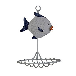 Saboneteira De Peixe Branco TM-38E