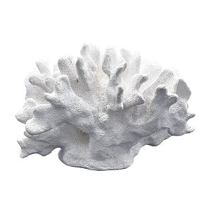 Coral Branco Em Resina TM-75