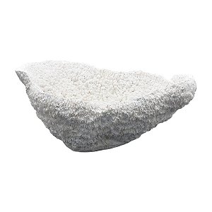 Coral Pedra Branco Em Resina TM-77