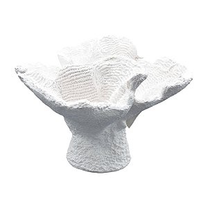 Enfeite De Coral Branco Resina TM-86