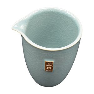 Jarra Pequena Para Leite Azul com Escrita TJ-59B