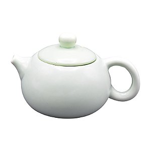 Chaleira Em Ceramica Pequena Branca TJ-62A